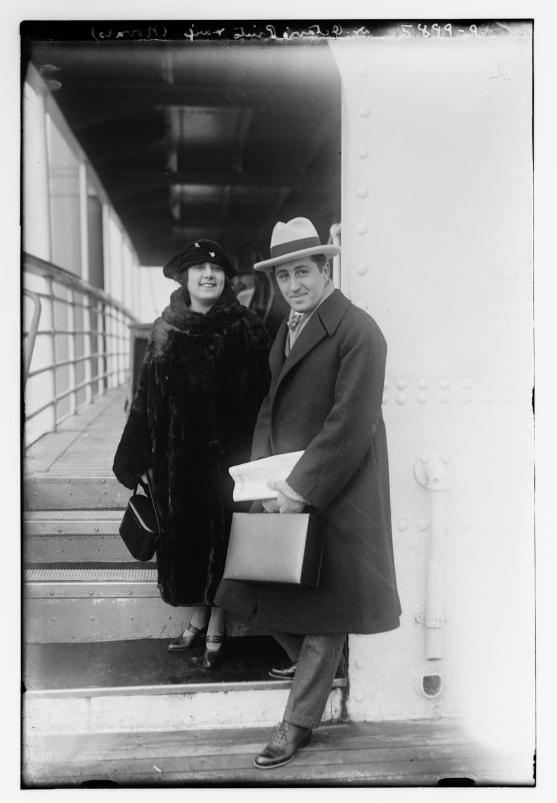 Guiomar Novaes e o marido Octávio Pinto