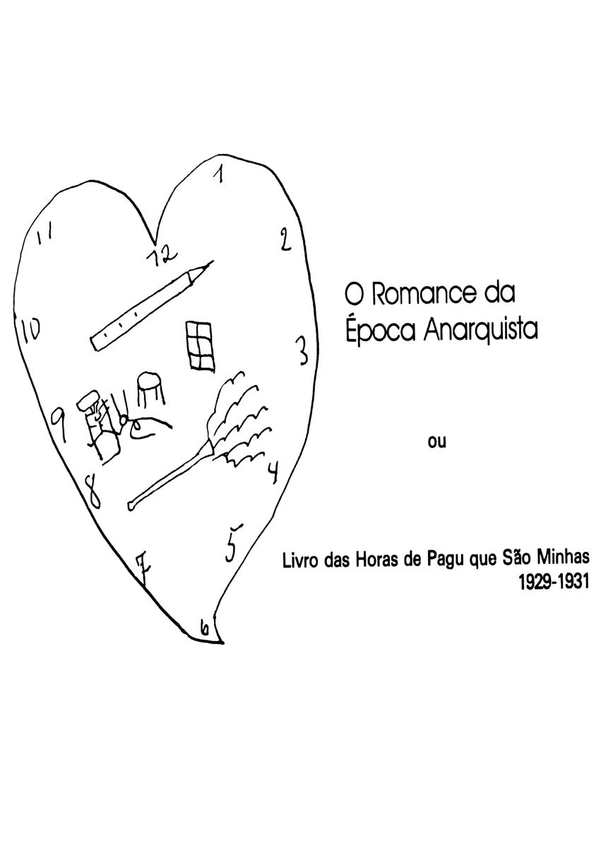 Capa do Álbum de Pagu, escrito e ilustrado à mão por Pagu