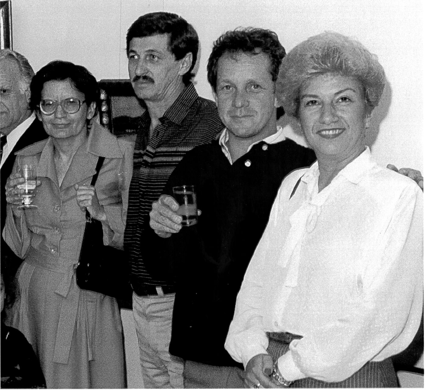 Orides Fontela entre amigos e interlocutores em São João da Boa Vista